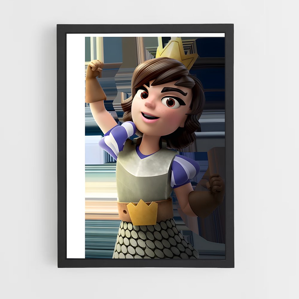 Poster Princesse Joyau – affiche Clash royale (vue 2)
